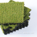 Artificial grass interlocking tiles